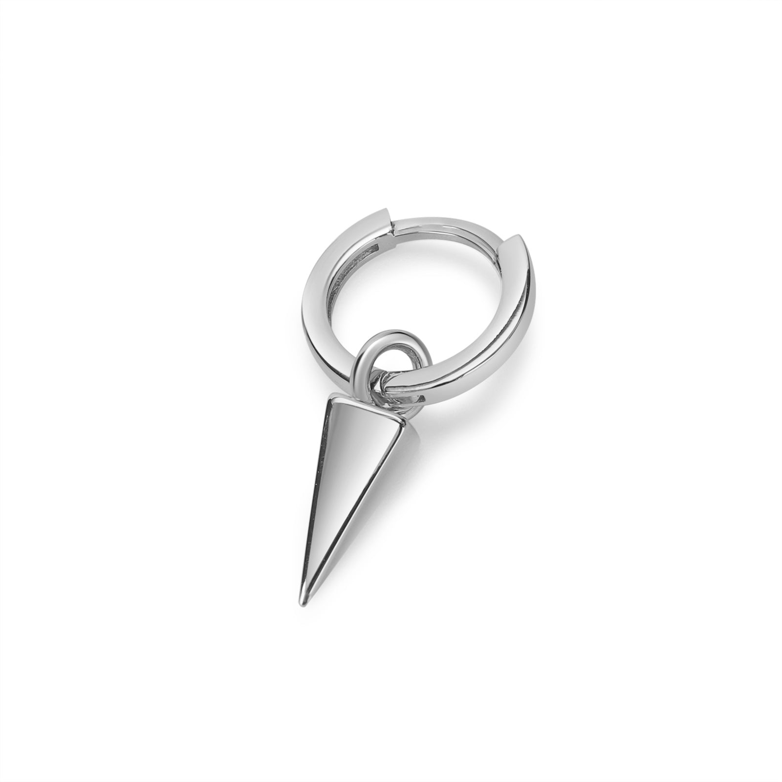 silver pyramid charm from memara