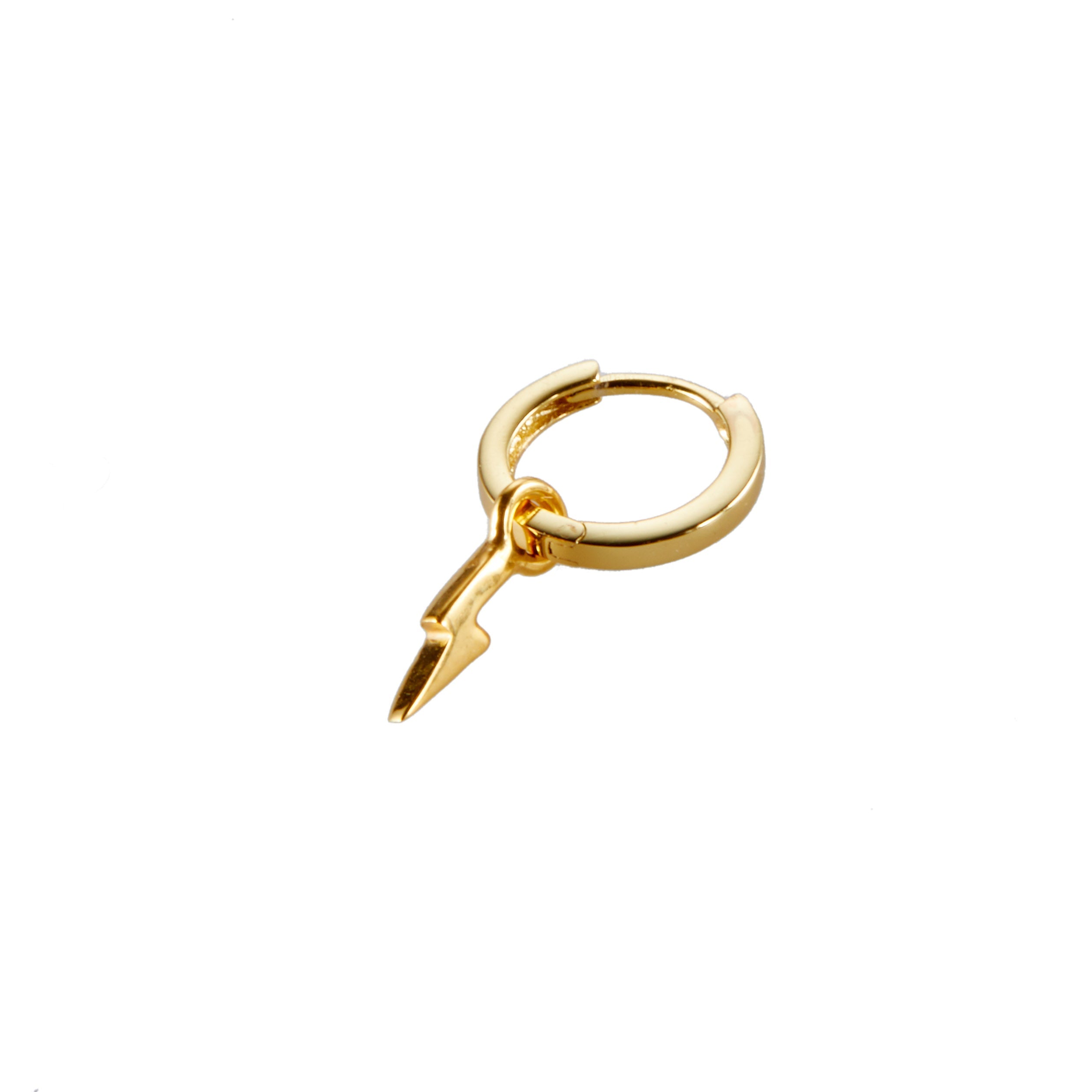 Gold Lightning Bolt Ear Charm Memara