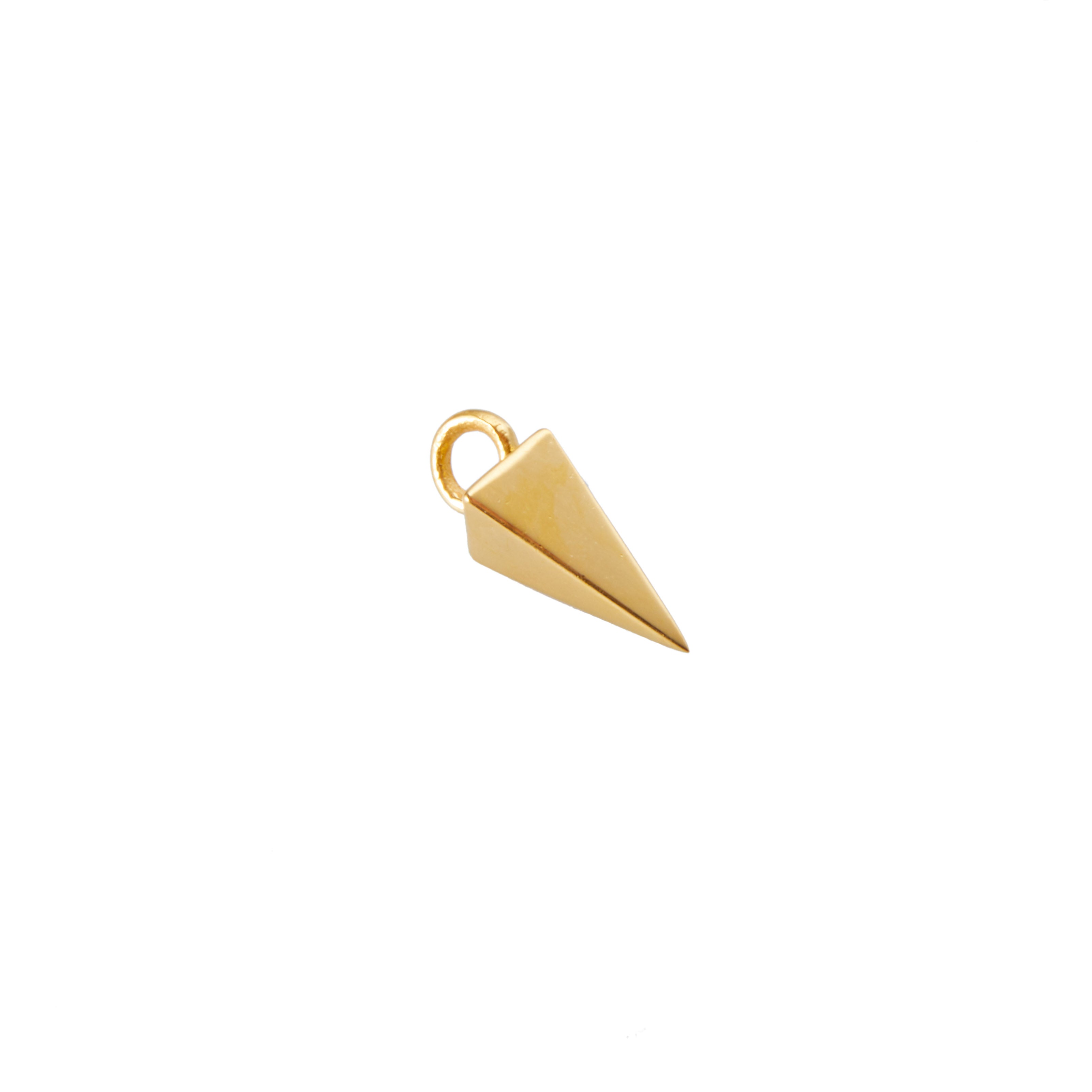 Gold Pyramid Ear Charm Memara
