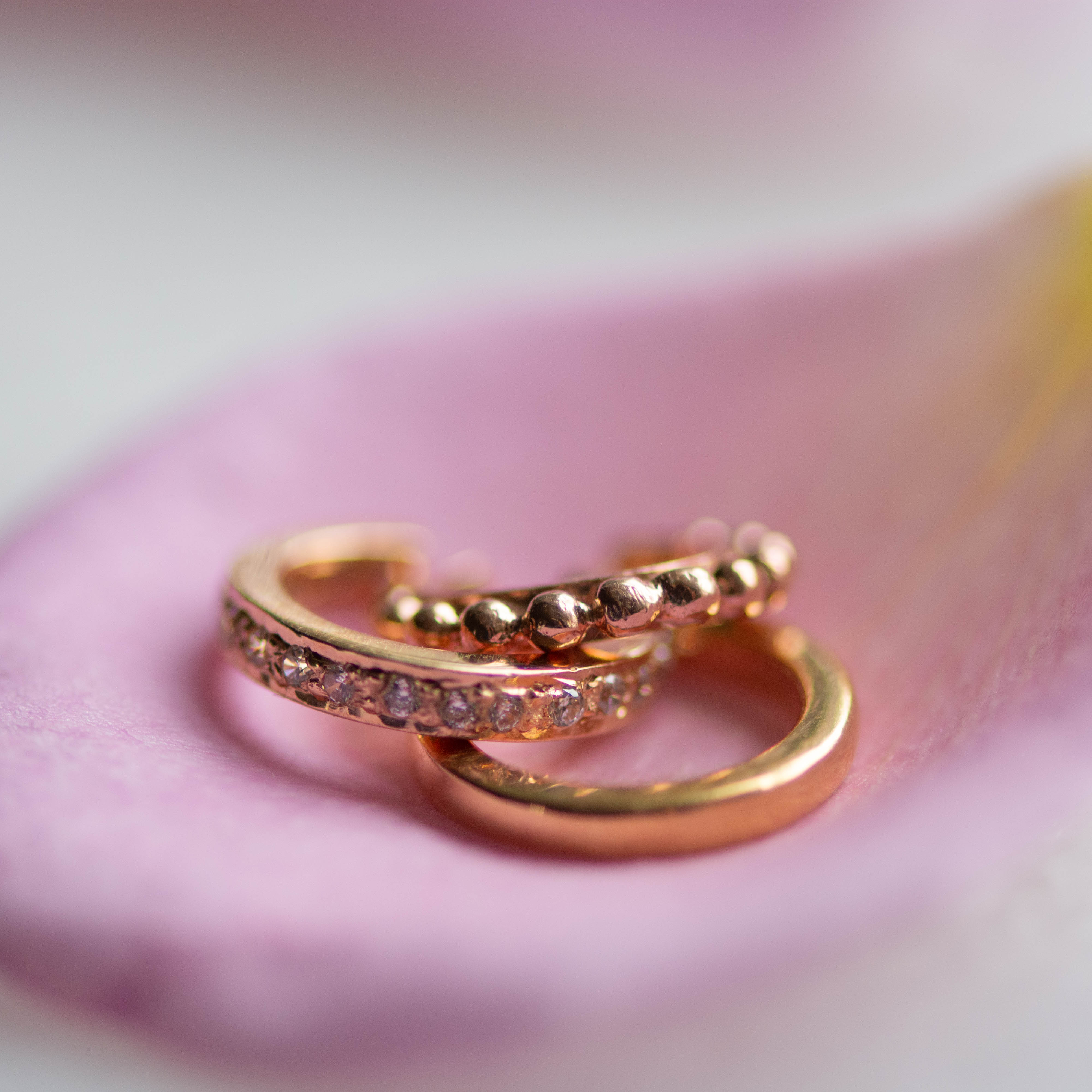 Cobbler Cuff in Rose Gold Earring Memara