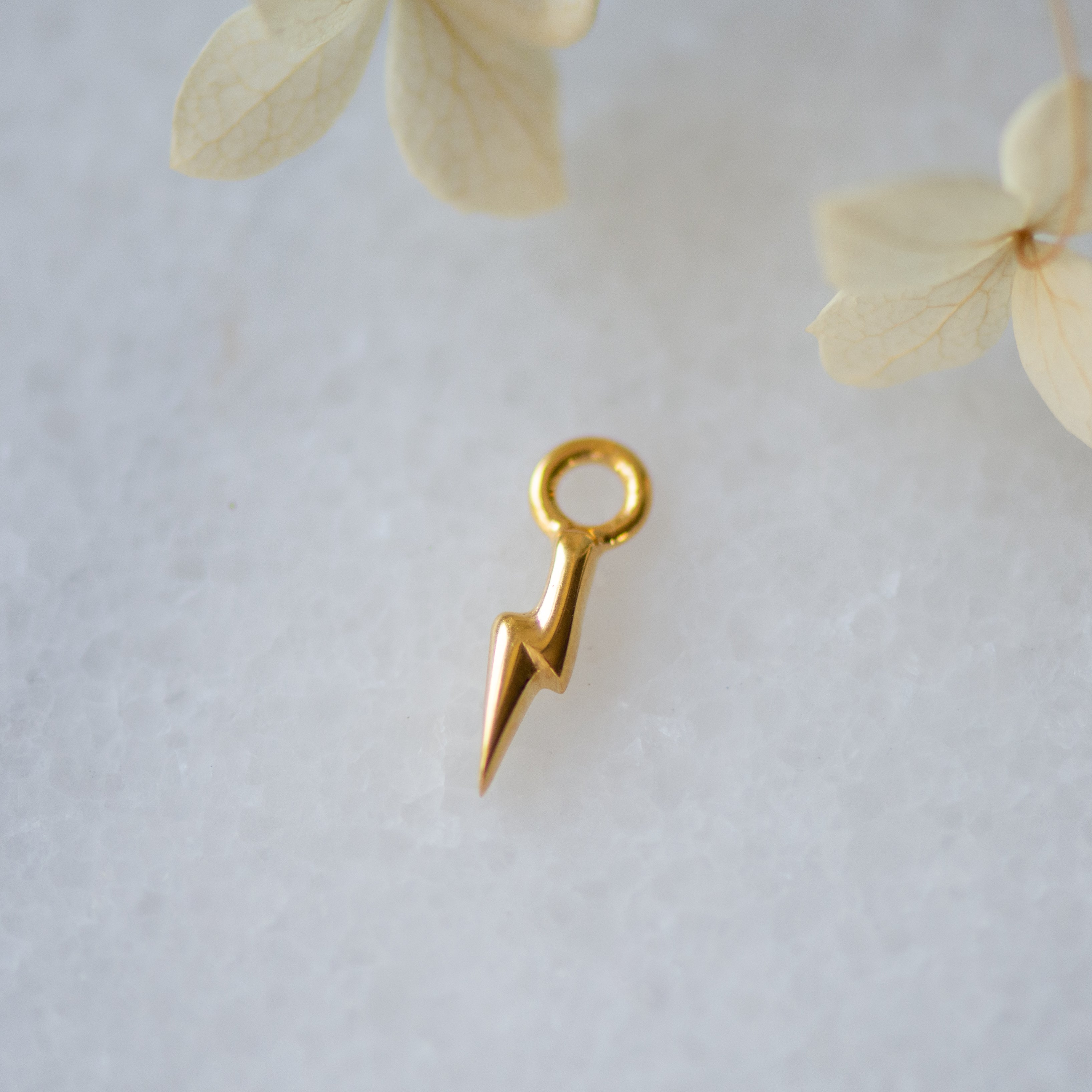 Gold Lightning Bolt Ear Charm Memara