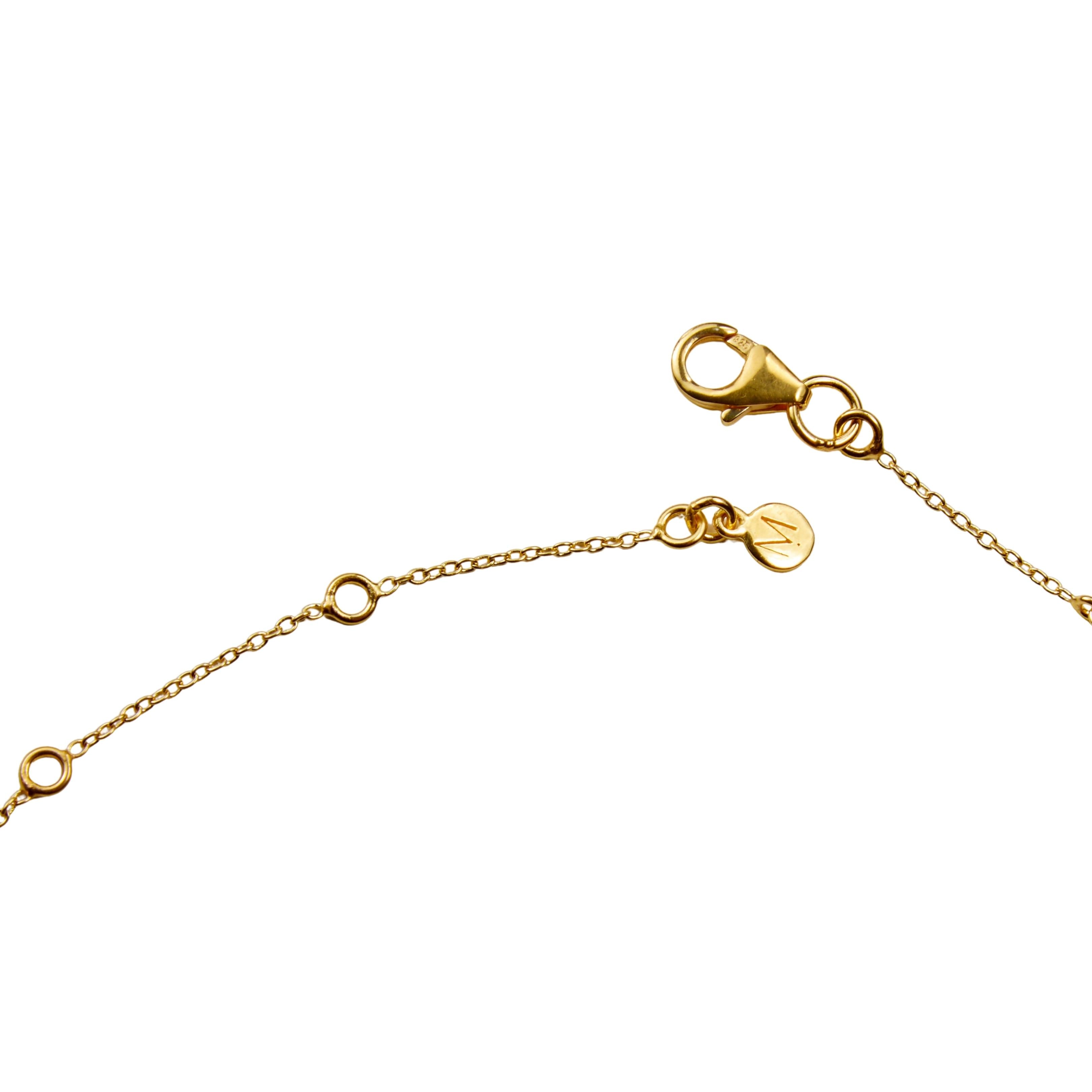 Marilyn Necklace in Gold with Ruby Quartz Necklace Memara