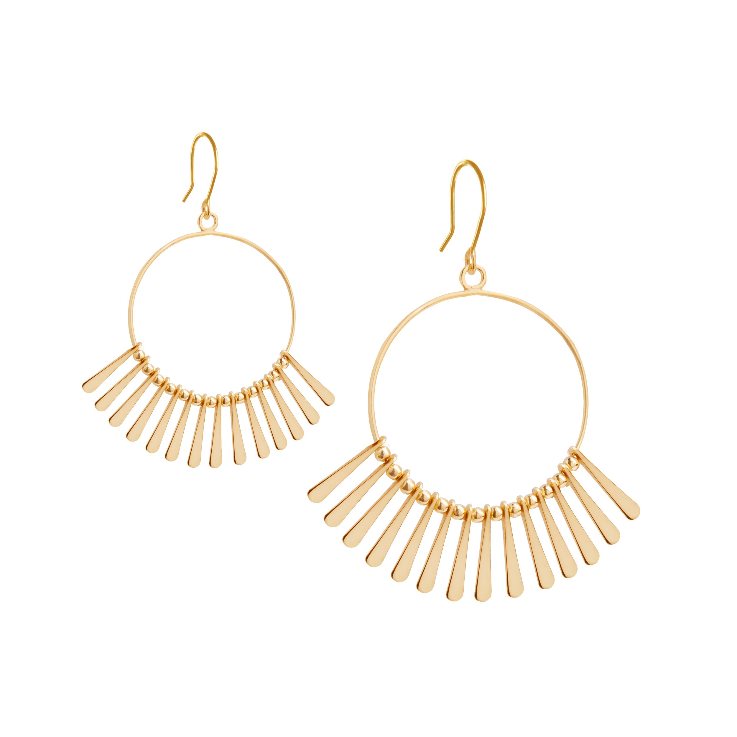 Punkahi Earring in Gold Earring Memara