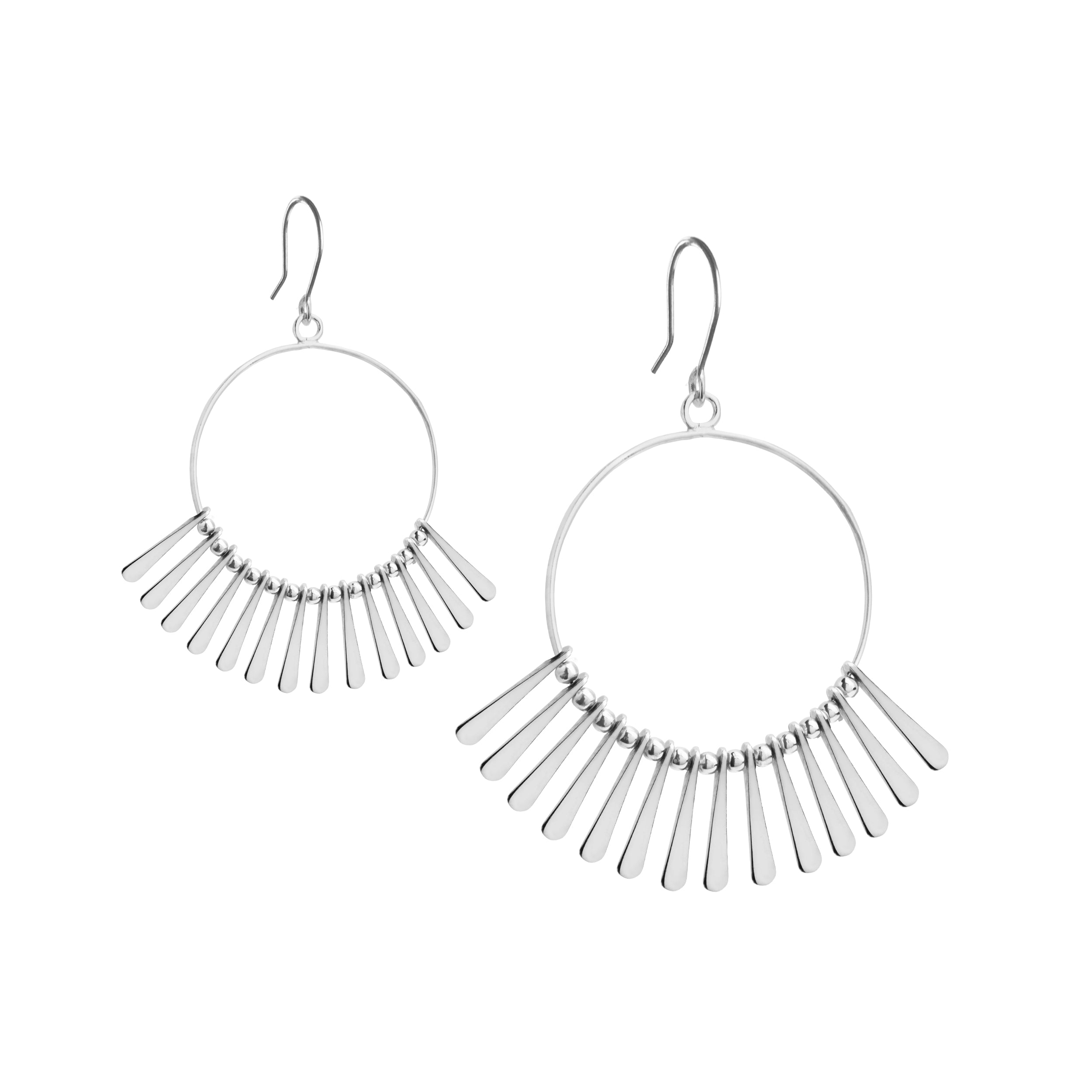 Punkahi Earring in Silver Earring Memara