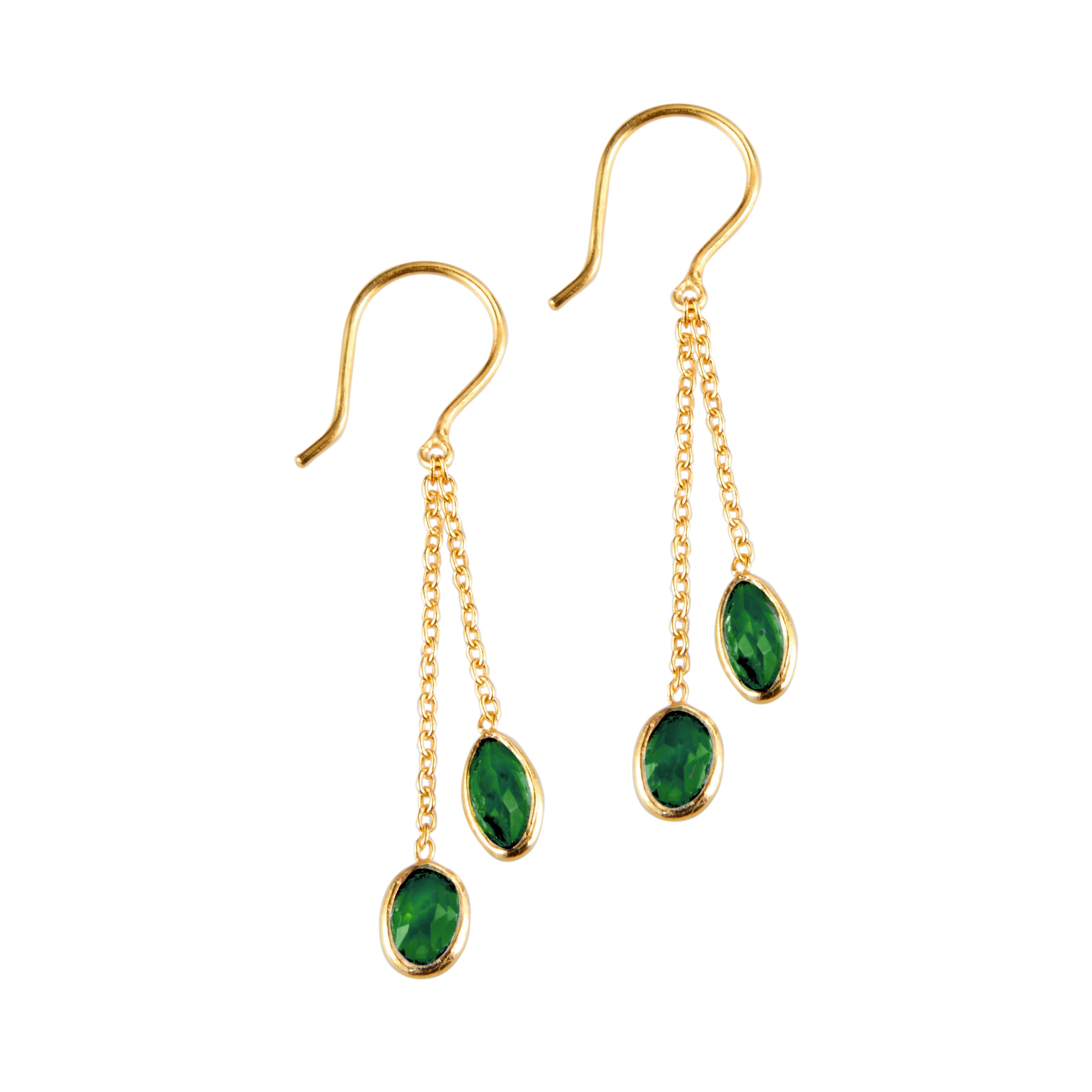 Duals in Emerald Earring Memara