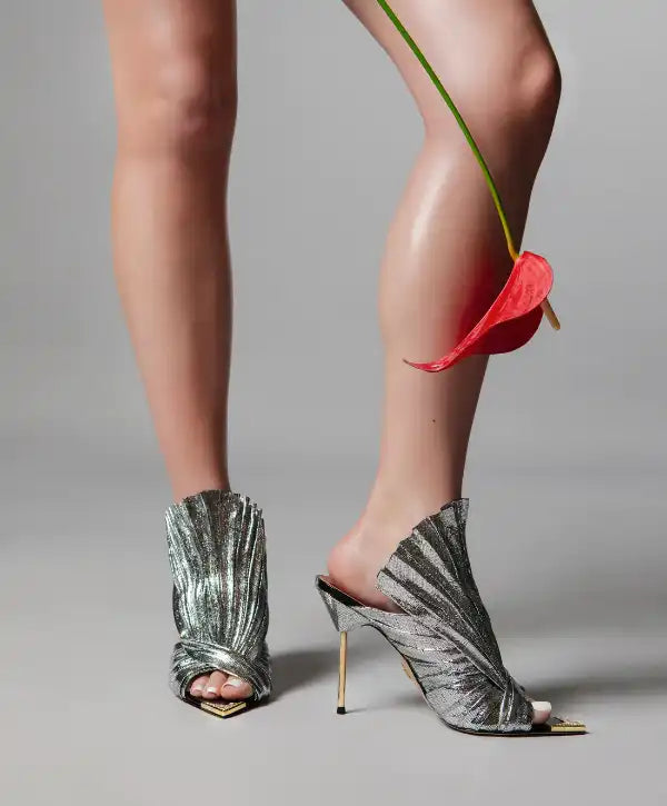 Devon Silver Luxury Women Sandals
