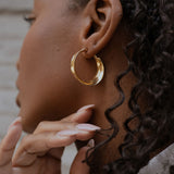 The Soho Hoops in Gold