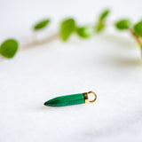Malachite Charm (Without chain)