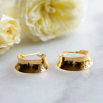 Hammeredgoldhoops