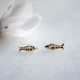 Silver Fish Studs