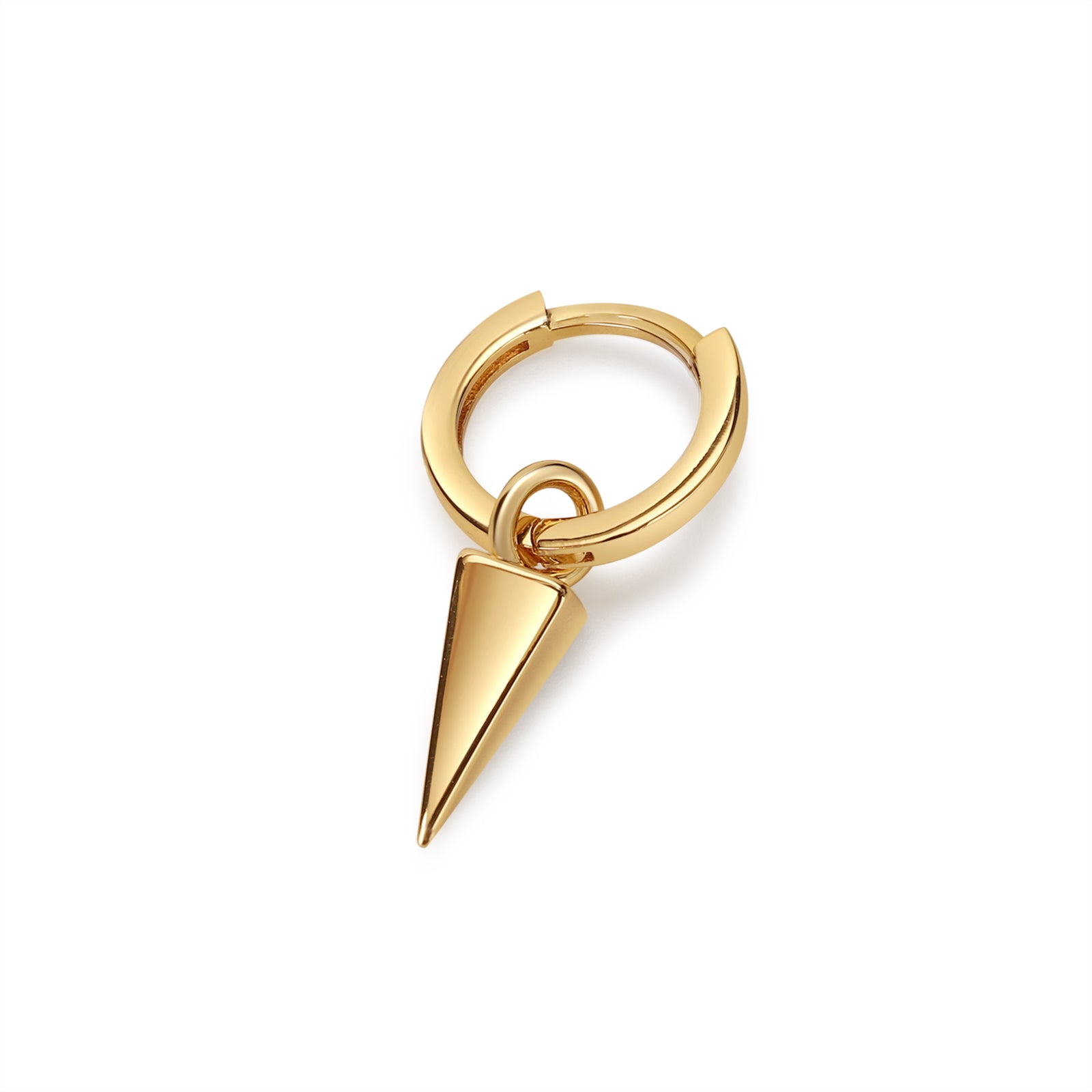 pyramid gold charm from memara