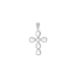 Silver Mother of Pearl Cross (Without chain)