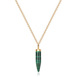 Malachite Charm (Without chain)