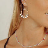 Mini Punkahi Earrings in Silver