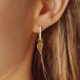 Gold Angel's Wing (without Hoops)