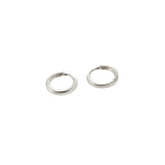 Charm Hoops in Silver Ear Charm Memara 
