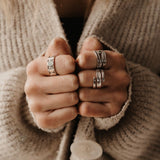 Full Moon Ring in Silver Ring Memara 