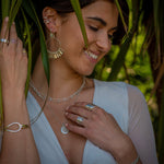 Cobbler Cuff in Silver Earring Memara 