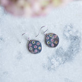 Stargazer Pendant in Silver and Tourmaline with matching earrings