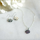 Stargazer Pendant in Silver and Tourmaline Necklace Memara 