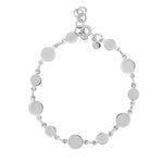 Double Disk Bracelet in Silver Bracelet Memara 
