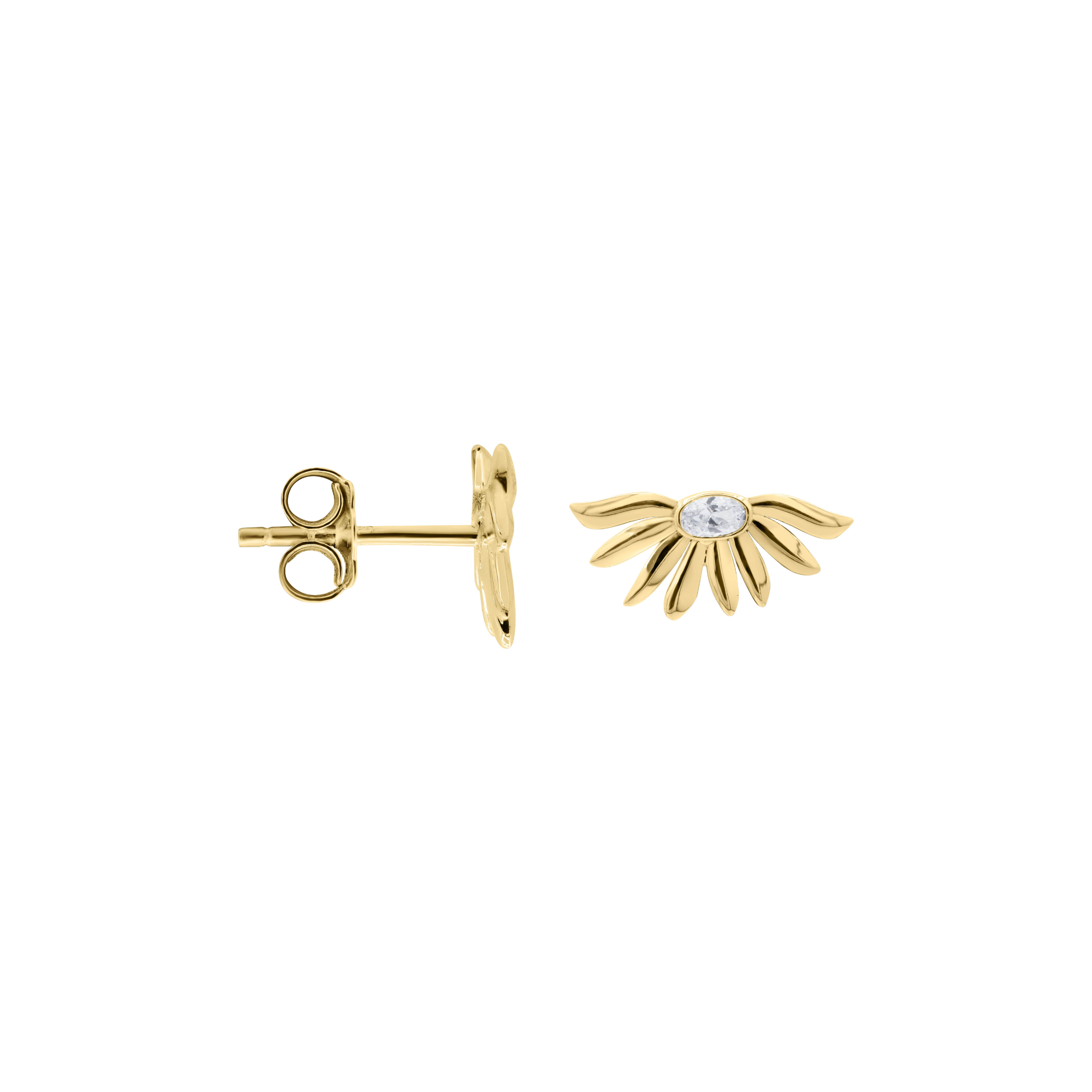 Love me, Love me not' Stud earrings in Gold